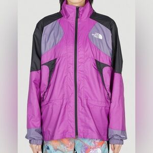 The North Face TNF X Relaxed Fit Colorblock‎ Jacket Purple/Gray XXL NWT
